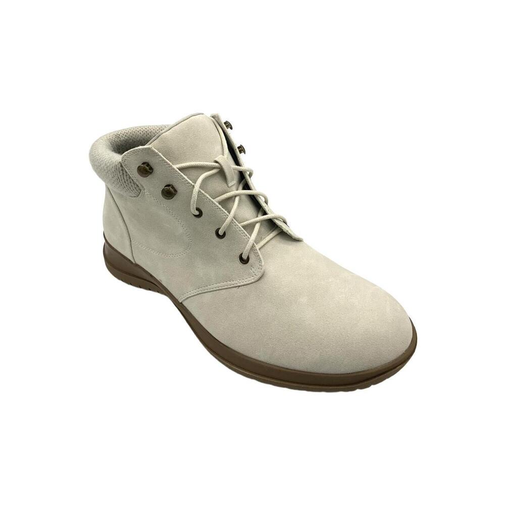 ARRAY Women's Parker Lace Up Ankle Booties Winter White - Wide